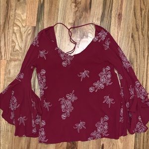 bell sleeve top